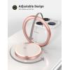 imageFinger Ring Stand Lamicall Cell Phone Holder  Universal Phone Ring Cradle Kickstand Compatible with Phone Xs Max XR X 8 7 6 6s Plus 5s Galaxy S8 S7 S6 All Android Smartphone  Sliver  011Rose Gold