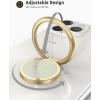 imageFinger Ring Stand Lamicall Cell Phone Holder  Universal Phone Ring Cradle Kickstand Compatible with Phone Xs Max XR X 8 7 6 6s Plus 5s Galaxy S8 S7 S6 All Android Smartphone  Sliver  01Gold