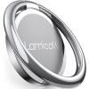 imageFinger Ring Stand Lamicall Cell Phone Holder  Universal Phone Ring Cradle Kickstand Compatible with Phone Xs Max XR X 8 7 6 6s Plus 5s Galaxy S8 S7 S6 All Android Smartphone  Sliver  01Sliver02