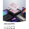 imageLamicall Adjustable Laptop Stand Portable Laptop Riser Aluminum Laptop Stand for Desk Foldable Ergonomic Computer Notebook Stand Holder for MacBook Air Pro Dell XPS HP 10173  Silver4Pink
