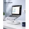 imageLamicall Adjustable Laptop Stand Portable Laptop Riser Aluminum Laptop Stand for Desk Foldable Ergonomic Computer Notebook Stand Holder for MacBook Air Pro Dell XPS HP 10173  Silver1Silver