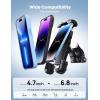 imageLamicall Bike Phone Holder Motorcycle Phone Mount  Adjustable Motorbike Phone Holder for iPhone 15 14 13 12 Pro Max Mini 11 Pro Max Xs 8 X 8P 7 6S Samsung S10 S9 Huawei 4768 DevicesBlack