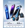 imageLamicall Bike Phone Holder Motorcycle Phone Mount  Adjustable Motorbike Phone Holder for iPhone 15 14 13 12 Pro Max Mini 11 Pro Max Xs 8 X 8P 7 6S Samsung S10 S9 Huawei 4768 DevicesBlue