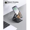 imageLamicall Cell Phone Stand Phone Dock Cradle Holder Stand for Office Desk  BlackBlack