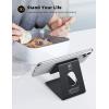 imageLamicall Cell Phone Stand Phone Dock Cradle Holder Stand for Office Desk  BlackBlack