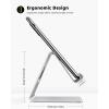 imageLamicall Cell Phone Stand Phone Dock Cradle Holder Stand for Office Desk  BlackSliver