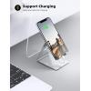 imageLamicall Cell Phone Stand Phone Dock Cradle Holder Stand for Office Desk  BlackSliver