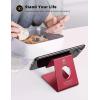 imageLamicall Cell Phone Stand Phone Dock Cradle Holder Stand for Office Desk  Blackdred