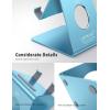 imageLamicall Cell Phone Stand Phone Dock Cradle Holder Stand for Office Desk  Blackgblue