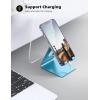 imageLamicall Cell Phone Stand Phone Dock Cradle Holder Stand for Office Desk  Blackgblue