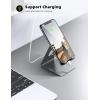 imageLamicall Cell Phone Stand Phone Dock Cradle Holder Stand for Office Desk  Blackgrey