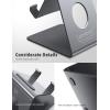 imageLamicall Cell Phone Stand Phone Dock Cradle Holder Stand for Office Desk  Blackgrey