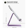 imageLamicall Cell Phone Stand Phone Dock Cradle Holder Stand for Office Desk  Blackpurple