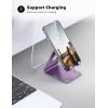 imageLamicall Cell Phone Stand Phone Dock Cradle Holder Stand for Office Desk  Blackpurple
