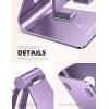 imageLamicall Pink Phone Stand Desk Accessories  Rose Gold Pink Cell Phone Holder Office Decor Office Desktop Accessories Suitable for iPhone 16 15 14 13 Pro Max 48 Phonepurple