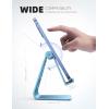imageLamicall Pink Phone Stand Desk Accessories  Rose Gold Pink Cell Phone Holder Office Decor Office Desktop Accessories Suitable for iPhone 16 15 14 13 Pro Max 48 Phoneblue