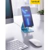 imageLamicall Pink Phone Stand Desk Accessories  Rose Gold Pink Cell Phone Holder Office Decor Office Desktop Accessories Suitable for iPhone 16 15 14 13 Pro Max 48 Phoneblue