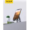 imageLamicall Pink Phone Stand Desk Accessories  Rose Gold Pink Cell Phone Holder Office Decor Office Desktop Accessories Suitable for iPhone 16 15 14 13 Pro Max 48 Phonegrey