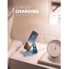 imageLamicall Pink Phone Stand Desk Accessories  Rose Gold Pink Cell Phone Holder Office Decor Office Desktop Accessories Suitable for iPhone 16 15 14 13 Pro Max 48 Phoneblue