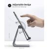 imageLamicall Pink Phone Stand Desk Accessories  Rose Gold Pink Cell Phone Holder Office Decor Office Desktop Accessories Suitable for iPhone 16 15 14 13 Pro Max 48 Phonegrey