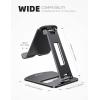 imageLamicall Tablet Stand Foldable Tablet Holder  Adjustable Tablet Dock Compatible with iPad Pro 11129 Mini Air Tabs Kindle and 47quot  13quot Tablet  SilverBlack