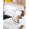 imageLamicall Tablet Stand Foldable Tablet Holder  Adjustable Tablet Dock Compatible with iPad Pro 11129 Mini Air Tabs Kindle and 47quot  13quot Tablet  SilverSilver