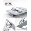 imageLamicall Tablet Stand Foldable Tablet Holder  Adjustable Tablet Dock Compatible with iPad Pro 11129 Mini Air Tabs Kindle and 47quot  13quot Tablet  SilverSilver