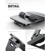 imageLamicall Tablet Stand Foldable Tablet Holder  Adjustable Tablet Dock Compatible with iPad Pro 11129 Mini Air Tabs Kindle and 47quot  13quot Tablet  SilverBlack