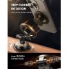 imageLamicall for MagSafe Car Mount AllMetal Magnetic Phone Holder for Your Car Flexible Threeaxis Cell Phone Car Mount Dashboard with N55 Strong Magnets for iPhone 16 15 14 13 12 Pro Max Plus MiniBlack