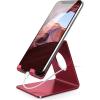 imageLamicall Cell Phone Stand Phone Dock Cradle Holder Stand for Office Desk  Blackdred
