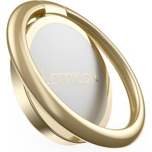 imageFinger Ring Stand Lamicall Cell Phone Holder  Universal Phone Ring Cradle Kickstand Compatible with Phone Xs Max XR X 8 7 6 6s Plus 5s Galaxy S8 S7 S6 All Android Smartphone  Sliver  01Gold