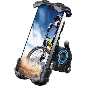 imageLamicall Bike Phone Holder Motorcycle Phone Mount  Adjustable Motorbike Phone Holder for iPhone 15 14 13 12 Pro Max Mini 11 Pro Max Xs 8 X 8P 7 6S Samsung S10 S9 Huawei 4768 DevicesBlue