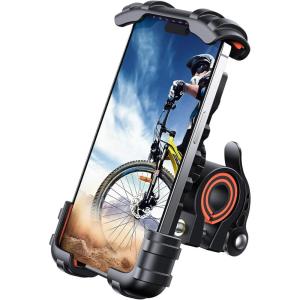 imageLamicall Bike Phone Holder Motorcycle Phone Mount  Adjustable Motorbike Phone Holder for iPhone 15 14 13 12 Pro Max Mini 11 Pro Max Xs 8 X 8P 7 6S Samsung S10 S9 Huawei 4768 DevicesOrange