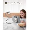imageLamicall Gooseneck Tablet Holder Tablet Stand  Flexible Arm Clip Tablet Mount Compatible with iPad mini Pro Air Kindle Switch Galaxy Tabs More 47105quot Devices  GrayGray