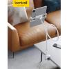 imageLamicall Gooseneck Tablet Mount Holder for Bed  Flexible Tablet Arm Clamp for Bed Compatible with Pad Mini 79 Air 97 Pro 105 Kindle Switch Galaxy Tabs More 4711quot Device  BlackWhite