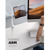 imageLamicall Gooseneck Tablet Mount Holder for Bed  Flexible Tablet Arm Clamp for Bed Compatible with Pad Mini 79 Air 97 Pro 105 Kindle Switch Galaxy Tabs More 4711quot Device  BlackWhite