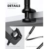 imageLamicall Gooseneck Tablet Mount Holder for Bed  Flexible Tablet Arm Clamp for Bed Compatible with Pad Mini 79 Air 97 Pro 105 Kindle Switch Galaxy Tabs More 4711quot Device  BlackBlack