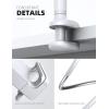 imageLamicall Gooseneck Tablet Mount Holder for Bed  Flexible Tablet Arm Clamp for Bed Compatible with Pad Mini 79 Air 97 Pro 105 Kindle Switch Galaxy Tabs More 4711quot Device  BlackWhite