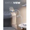 imageLamicall Gooseneck Tablet Mount Holder for Bed  Flexible Tablet Arm Clamp for Bed Compatible with Pad Mini 79 Air 97 Pro 105 Kindle Switch Galaxy Tabs More 4711quot Device  BlackWhite