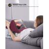 imageLamicall Tablet Pillow Stand Pillow Soft Pad for Lap  Tablet Holder Dock for Bed with 6 Viewing Angles for iPad Pro 97 105 11 129 Air Mini 4 3 Kindle Galaxy Tab EReader Purplish RedPurplish Red