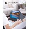 imageLamicall Tablet Pillow Stand Pillow Soft Pad for Lap  Tablet Holder Dock for Bed with 6 Viewing Angles for iPad Pro 97 105 11 129 Air Mini 4 3 Kindle Galaxy Tab EReader Purplish RedGrey