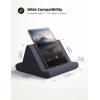 imageLamicall Tablet Pillow Stand Pillow Soft Pad for Lap  Tablet Holder Dock for Bed with 6 Viewing Angles for iPad Pro 97 105 11 129 Air Mini 4 3 Kindle Galaxy Tab EReader Purplish RedGrey