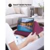 imageLamicall Tablet Pillow Stand Pillow Soft Pad for Lap  Tablet Holder Dock for Bed with 6 Viewing Angles for iPad Pro 97 105 11 129 Air Mini 4 3 Kindle Galaxy Tab EReader Purplish RedPurplish Red