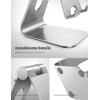 imageLamicall Tablet Stand Tablet Holder for Desk  MultiAngle Adjustable Tablet Desktop Dock Cradle Compatible with iPad Pro 11 129 Air Mini Fire HD Galaxy Tab and Other 413quot Tablets SilverSilver