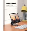 imageTablet Stand Adjustable Lamicall Tablet Stand  Desktop Stand Holder Dock Compatible with Tablet Such as iPad 2018 Pro 97 105 Air Mini 4 3 2 Kindle Nexus Accessories EReader 413 BlackBlack
