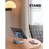 imageTablet Stand Adjustable Lamicall Tablet Stand  Desktop Stand Holder Dock Compatible with Tablet Such as iPad 2018 Pro 97 105 Air Mini 4 3 2 Kindle Nexus Accessories EReader 413 BlackBlue