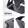 imageTablet Stand Adjustable Lamicall Tablet Stand  Desktop Stand Holder Dock Compatible with Tablet Such as iPad 2018 Pro 97 105 Air Mini 4 3 2 Kindle Nexus Accessories EReader 413 BlackBlack