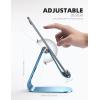imageTablet Stand Adjustable Lamicall Tablet Stand  Desktop Stand Holder Dock Compatible with Tablet Such as iPad 2018 Pro 97 105 Air Mini 4 3 2 Kindle Nexus Accessories EReader 413 BlackBlue