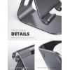 imageTablet Stand Adjustable Lamicall Tablet Stand  Desktop Stand Holder Dock Compatible with Tablet Such as iPad 2018 Pro 97 105 Air Mini 4 3 2 Kindle Nexus Accessories EReader 413 BlackGray