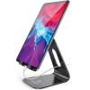 imageLamicall Tablet Stand Tablet Holder for Desk  MultiAngle Adjustable Tablet Desktop Dock Cradle Compatible with iPad Pro 11 129 Air Mini Fire HD Galaxy Tab and Other 413quot Tablets SilverBlack
